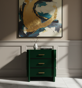 Nightstand 3 Drawers Bed <b>Frame</b> for Bedroom Export Quality Handcrafted Wood Furniture Premium Quality Factory Direct OEM ODM - Product Image 4