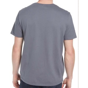 T-shirts pour hommes en coton 100% doux et légers, coupe ample, col rond, motif lettres sérigraphiées, anti-boulochage - Product Image 1