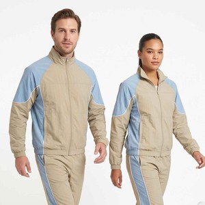 Custom Nylon Sweat Suit <b>Zip</b> <b>up</b> <b>Jacket</b> Pants Set Casual Lightweight Windbreaker Nylon Unisex Windbreaker <b>Jacket</b> Tracksuit - Product Image 3