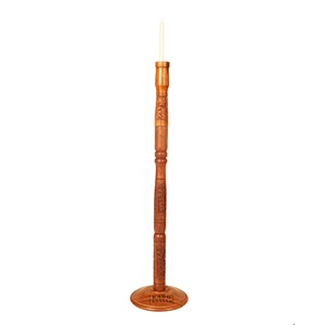 Porte-bougies en bois de Sheesham en gros |   Ensemble artisanal brun foncé - Product Image 2