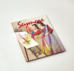 Pequeño catálogo de negocios de lujo con papel de algodón en relieve de lámina dorada Encuadernación perfecta Folleto de negocios de valor agregado de cartón - Product Image 4