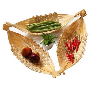 จานจานซูชิลายดอกไม้หวายทำมือทนทานและน้ำหนักเบาของตกแต่งวันหยุดผลิตในเวียดนาม - Product Image 1