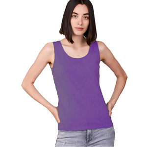 Débardeurs pour femmes en coton 100% uni, de qualité supérieure, best-sellers du fabricant, service OEM personnalisable - Product Image 1