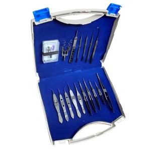 Juego de cataratas oftálmicas hechas a mano de precisión, instrumentos de acero inoxidable de alta calidad de 17 piezas, fuente de alimentación Manual de revestimiento duradero - Product Image 6