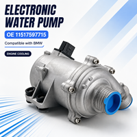 Bomba de Agua Eléctrica Profesional para Motor BMW, Compatible con OE 11517597715, Diseño de Flujo Óptimo con Deflectores para Mayor Estabilidad