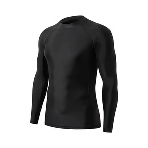 Meilleures ventes : Rashguard MMA Nouveau Style en Nylon/Polyester avec Logo Frontal, Respirant, Manches Longues, Séchage Rapide, Écologique - Product Image 1