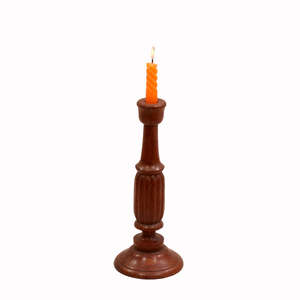 Portavelas de vidrio artesanal de madera, nuevo, con corazón grabado, decoración premium para el hogar, decoración de mesa, boda - Product Image 3