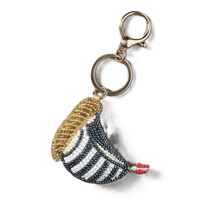 Breloques de sac personnalisées tendance en perles de rocaille faites à la main, porte-clés perlé élégant pour sacs fourre-tout, classique et écologique - Product Image 1