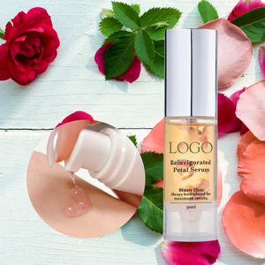 Sérum aux pétales revitalisant Marque Blanche 30ml Glycérine Éclaircissant Hydratant en profondeur Soin du visage OEM Vente en gros - Product Image 1