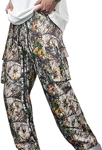 Pantalon cargo à sublimation imprimée, style tendance, avec plusieurs poches, pantalon cargo Bottomland, design camouflage - Product Image 4