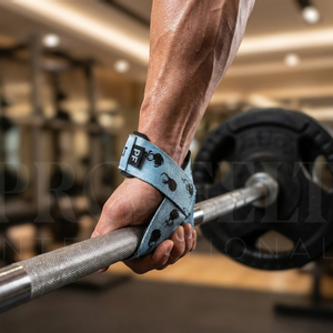 Correas de Levantamiento de Pesas al Por Mayor a Precio Económico, Ropa Deportiva, Soporte de Muñeca de Algodón, Correas de Entrenamiento de Gimnasio con Acolchado de Neopreno - Product Image 3