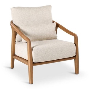 Outdoor <b>Garden</b> <b>Sets</b> with Solid Teak Wood Frame Smooth Surface Slatted Construction and Natural Wood Grain Finish - Product Image 3