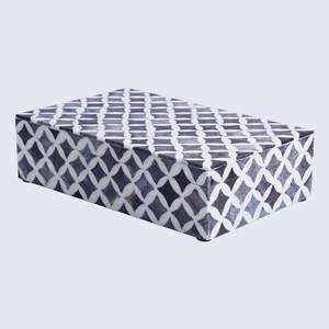 Boîte à bijoux attrayante en MDF et résine avec un artisanat élégant pour la table de chevet et la coiffeuse de chambre à coucher - Product Image 2