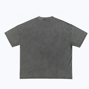 Camiseta de Hombre de Gran Tamaño, Holgada, 100% Algodón Ecológico, con Logotipo Personalizado, Estilo Urbano, Impresión Serigráfica, Superventas - Product Image 2
