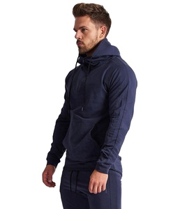 ชุดวอร์มมีฮู้ดสำหรับผู้ชายกางเกงวอร์มทรงโอเวอร์ไซส์ปักโลโก้ได้ตามต้องการ - Product Image 4