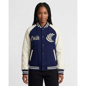 Bulk Custom Varsity Jacket <b>Wool</b> Body Leather Sleeves Wholesale Varsity Jacket Letterman Style Embroidered COSH INTERNATIONAL - Product Image 4