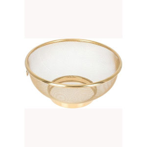 Colador moderno de acero inoxidable con doble asa, cesta cuadrada para lavar arroz, verduras y fideos. - Product Image 6