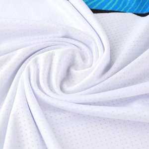 Conjunto de camiseta de fútbol para hombre, pantalones cortos de cintura elástica con estampado geométrico blanco y azul, de manga corta, que absorben la humedad, ropa para todas las estaciones - Product Image 6