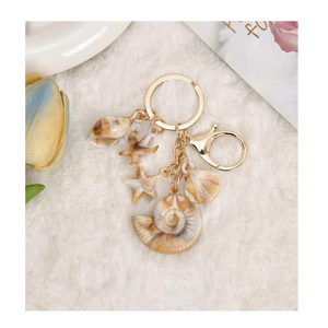 พวงกุญแจเปลือกหอยของที่ระลึกชายหาดฤดูร้อนสำหรับขายส่ง - Product Image 3