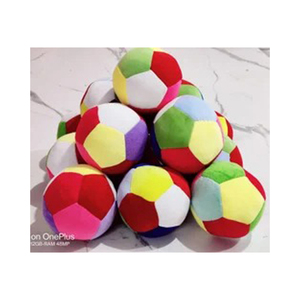 Balle à hochet en peluche colorée pour bébés de 0 à 24 mois, jouet doux unisexe, multicolore, forme sphérique - Product Image 4