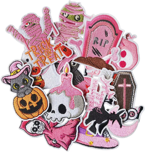 Patchs brodés personnalisés de haute qualité, délicats et complexes, avec logo, pour Halloween, à coudre ou à thermocoller, appliques brodées - Product Image 6