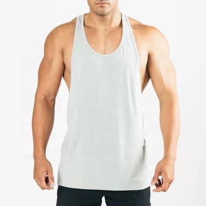 Wholesale Custom Logo 100% Cotton <b>Singlet</b> Muscle Athletic Shirts Sleeveless Fashion Wear Workout Acid Wash Tank Top <b>For</b> <b>Men</b> - Product Image 1
