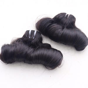 Vendeurs de cheveux crus à cuticule alignée avec boucles aux œufs super doublement étirés, Magic Curl Egg Mèches de cheveux noires naturelles pour femmes noires - Product Image 4