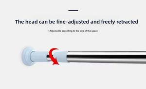 Heavy duty shower rod, <b>Tension</b> rod, Clothing hanging rod - Product Image 2