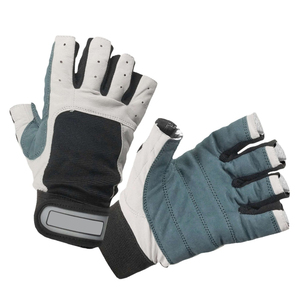 Wholesale Best Selling Custom Leather Sublimated Full Finger Non-Slip Hook Loop Closure Fishing <b>Gloves</b> Windproof Camping Hunting - Product Image 4