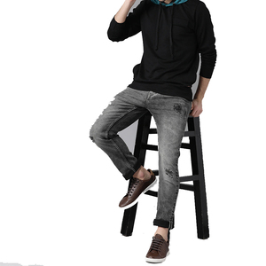 Sweat-shirts à capuche pour hommes doublés polaire, imprimés, en coton mélangé, design personnalisé, décontractés, en stock, à prix bas pour l'hiver - Product Image 4