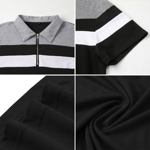 Vente directe d'usine, prix bas, polos pour hommes, vêtements d'été pour hommes, polos décontractés unis pour hommes - Product Image 4