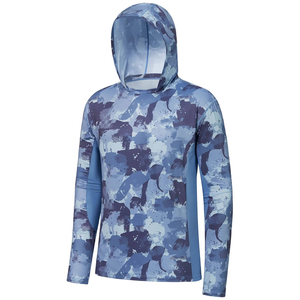 Maillot de pêche personnalisé à manches longues pour jeunes et adultes, protection solaire UV UPF50+, sweat à capuche de pêche confortable, chemises de pêche - Product Image 1