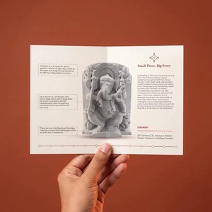 Statue de Ganesha hindou |   Réplique du Musée d'Art du Temple Indien Classique - Product Image 3