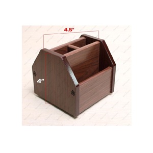 Porte-stylos en bois élégant fait à la main, organiseur de bureau pour fournitures de bureau, fournitures scolaires et utilisation sur table d'étude - Product Image 6