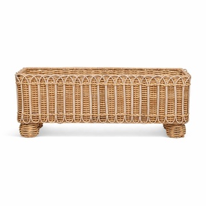 Soportes de mimbre para macetas, muy vendidos, soporte para macetas de plantas verdes, soporte de madera natural para plantas - Product Image 1