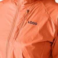 Veste coupe-vent tendance pour femme, ultralégère, à capuche, pliable, en nylon, pour la course à pied, la randonnée, coupe-vent, extérieur, option personnalisée, veste shell