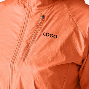 Veste coupe-vent tendance pour femme, ultralégère, à capuche, pliable, en nylon, pour la course à pied, la randonnée, coupe-vent, extérieur, option personnalisée, veste shell - Product Image 4