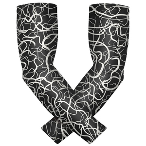 Manchons de cyclisme personnalisés grande taille, couleur unie, à compression, pour hommes, pour baseball et softball, vente chaude, OEM - Product Image 5