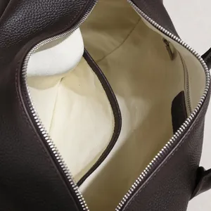 Bolso de Mano de Lujo Royaa de Cuero Genuino con Asa Superior para Mujer, Moderno, Casual, Bandolera con Correa Ajustable y Cremallera, Capacidad de 1L - Product Image 3