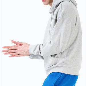 Sudadera con capucha para hombre, estilo urbano, con logotipo bordado personalizado, de alta calidad, precio económico, tallas grandes, fabricada en Pakistán. - Product Image 2