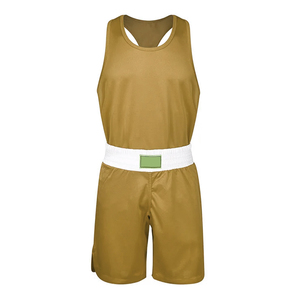 Uniforme de Boxeo de Primera Calidad en Poliéster/Algodón Elástico, Ligero, Transpirable y Duradero para Hombres Adultos - Product Image 2