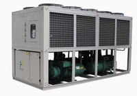 Refroidisseur à vis à double tête refroidi par air 180HP/560.8KW, système de refroidissement d'eau industriel