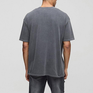 เสื้อยืดโพลีเอสเตอร์/คอตตอน ผ้าเนื้อแน่น 220gsm เป็นมิตรกับสิ่งแวดล้อม พิมพ์โลโก้ตามสั่ง แขนสั้น คุณภาพสูง คอเสื้อแบบกำหนดเองได้ - Product Image 2