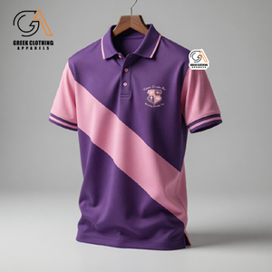 เสื้อโปโลคุณภาพสูง Kapa Epsilon Psi ผ้าฝ้าย เสื้อโปโลแฟชั่น เสื้อโปโลสำหรับกอล์ฟและกิจกรรมกลางแจ้ง ปักลายกรีกตามสั่ง - Product Image 3