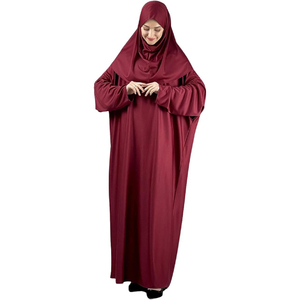 Abaya de haute qualité pour femmes, en mousseline de soie, vintage, droite, longueur cheville, manches longues, robe musulmane modeste pour adultes - Product Image 3