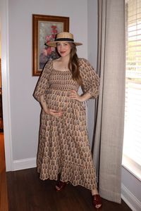 À la mode indien bloc imprimer femmes filles pur coton Maxi robe décontracté été soirée longue Midi en vrac motif naturel chaud! - Product Image 5