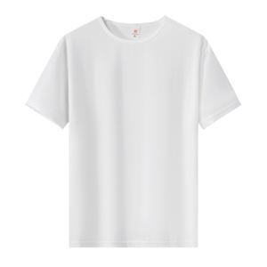 เสื้อยืดคอกลมแขนสั้นผู้ชาย สีพื้น ซับเหงื่อ ระบายอากาศ แห้งเร็ว ผ้าฝ้าย 100% ทรงเข้ารูป รับสกรีนโลโก้ มีสินค้าพร้อมส่ง - Product Image 5