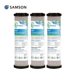 Filtre de rechange au charbon renouvelable pour l'élimination du chlore, pour filtration d'eau domestique - Product Image 1