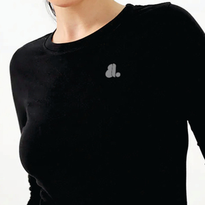 Camiseta de Cuello Redondo para Mujer, Ecológica, 100% Algodón Orgánico, Informal, Transpirable, de Secado Rápido, con Logotipo - Product Image 4