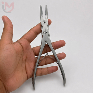 Pinza de Hueso Beyer de 7 Pulgadas con Mandíbulas Curvas de 3.5 mm, Instrumento Quirúrgico de Acero Inoxidable - Product Image 1